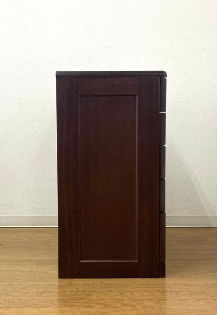 橋詰家具 民芸 木製 チェスト 箪笥 リビング 収納 整理 引出し6杯 シンプル