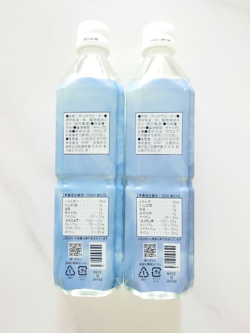 エコウォーター　ライフエッセンス　600mi✖︎2本セット