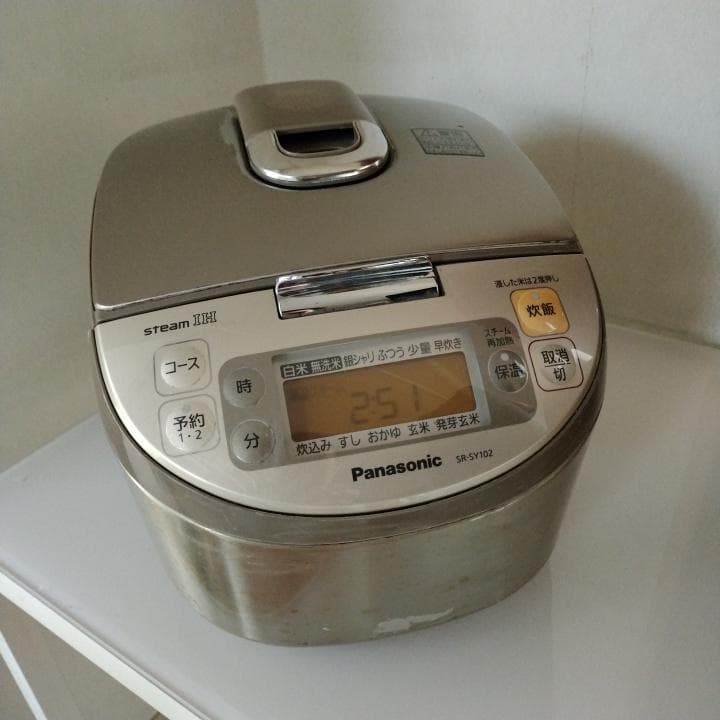 中古美品 Panasonic スチームIH炊飯ジャー