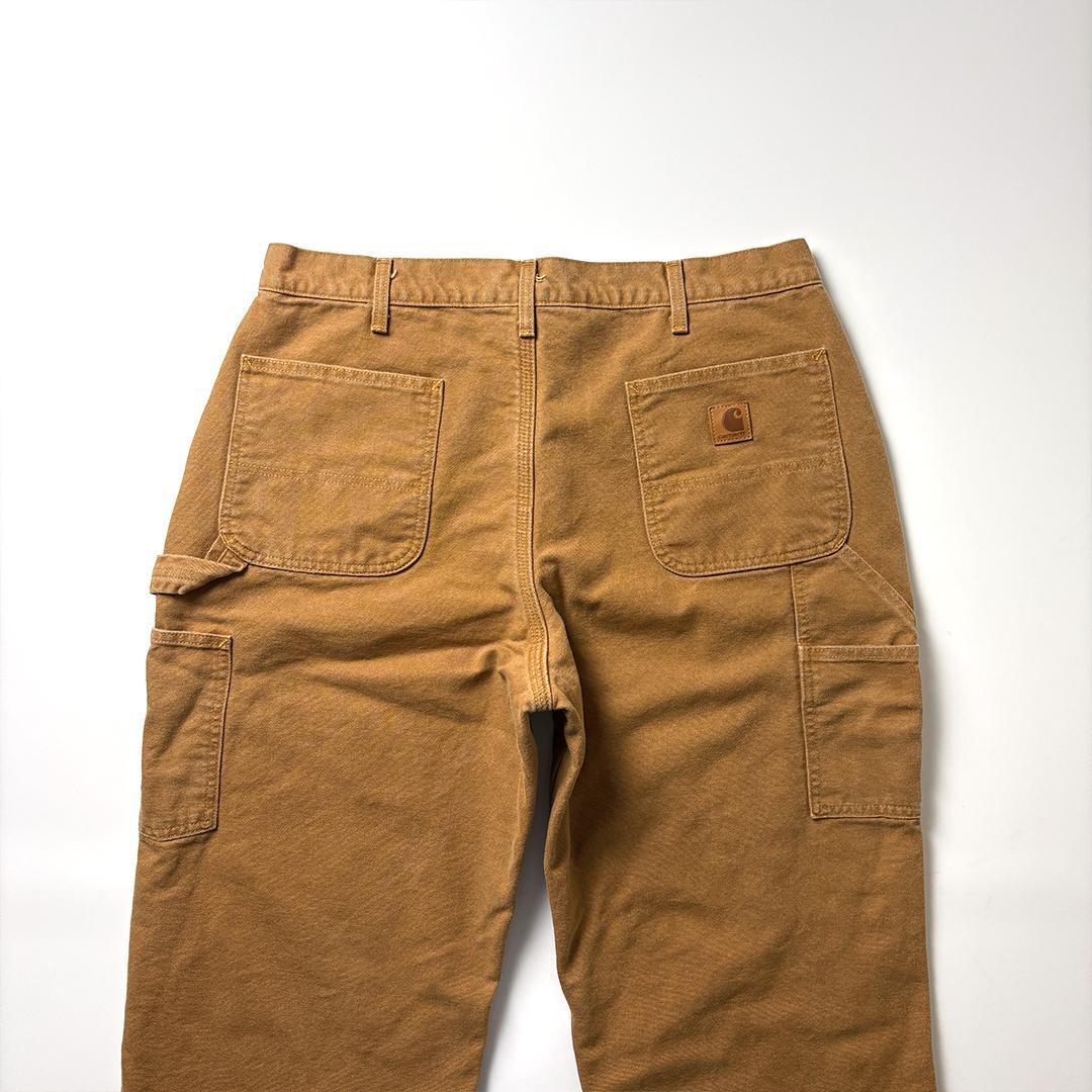 カーハート ペインターパンツ ブラウン W38 L32 ネルライナー
