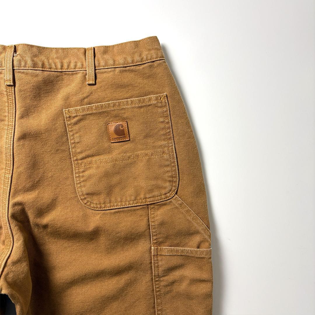 カーハート ペインターパンツ ブラウン W38 L32 ネルライナー