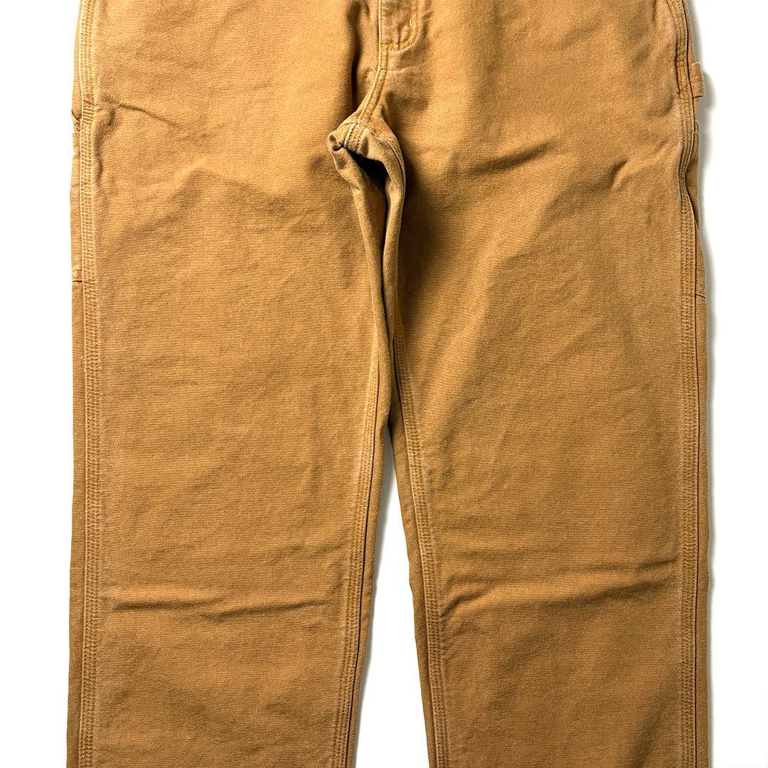 カーハート ペインターパンツ ブラウン W38 L32 ネルライナー