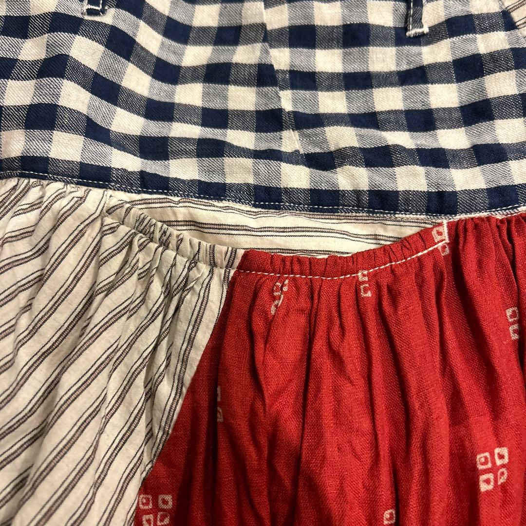 キャピタルkapital 超レア物　パッチワーク ショートパンツ