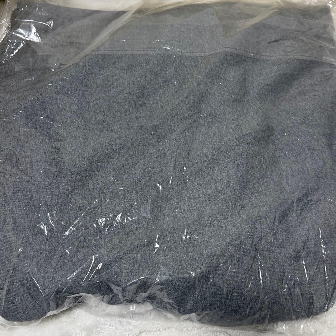 トップス andwang kirakira 2way fur zip up gray