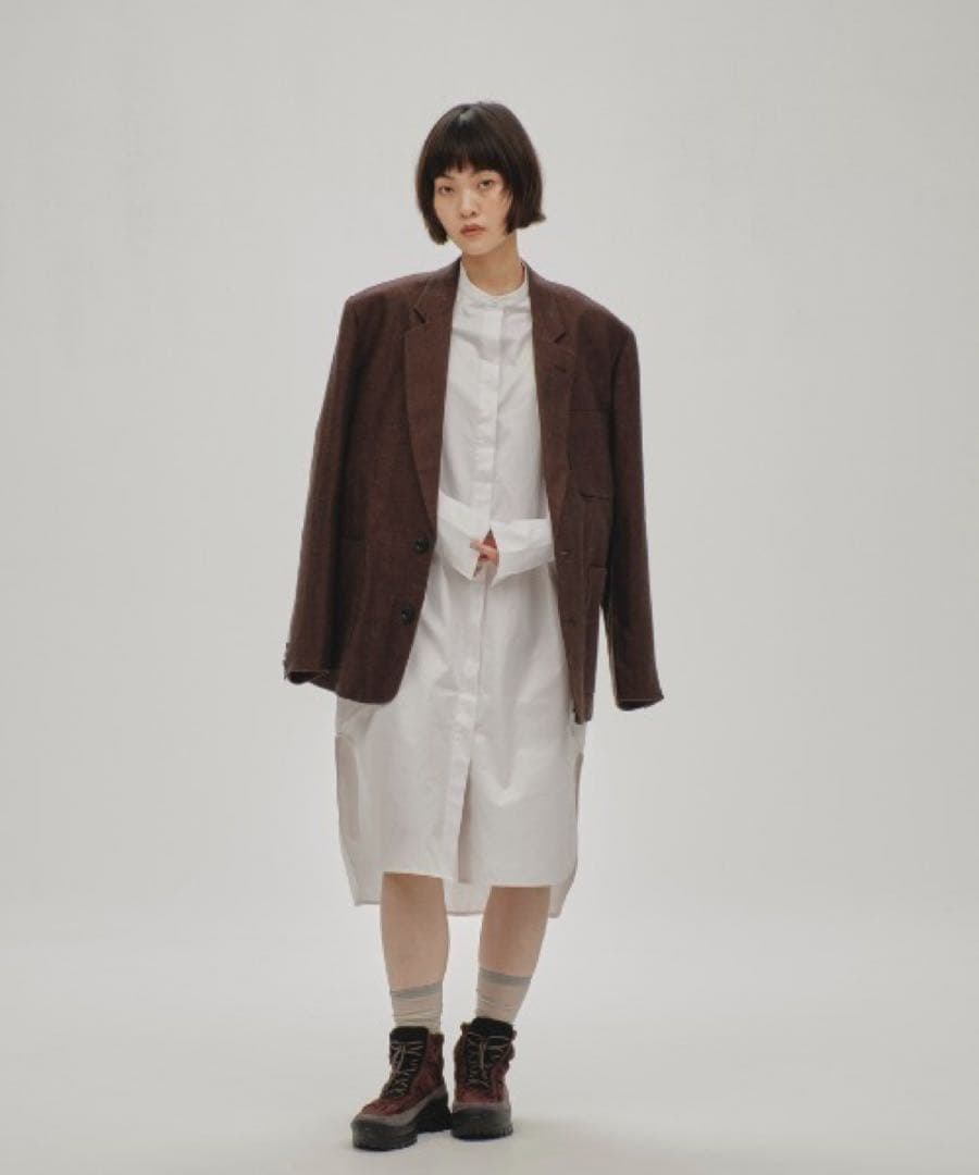 todayful Boyfriend Linen Jacket チョコ 36
