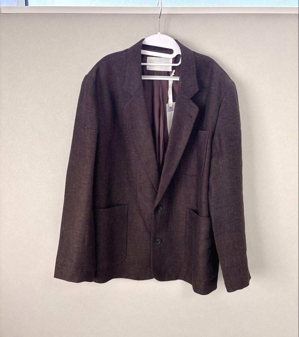 todayful Boyfriend Linen Jacket チョコ 36