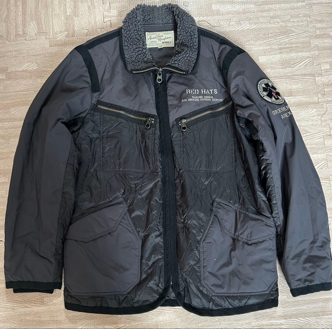 AVIREX アビレックス キルト アーミー ジャケット NO.6192155