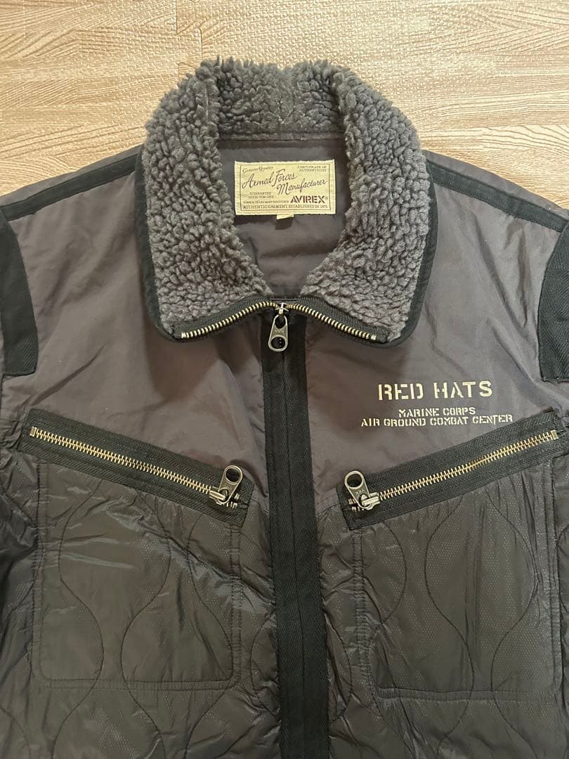 AVIREX アビレックス キルト アーミー ジャケット NO.6192155