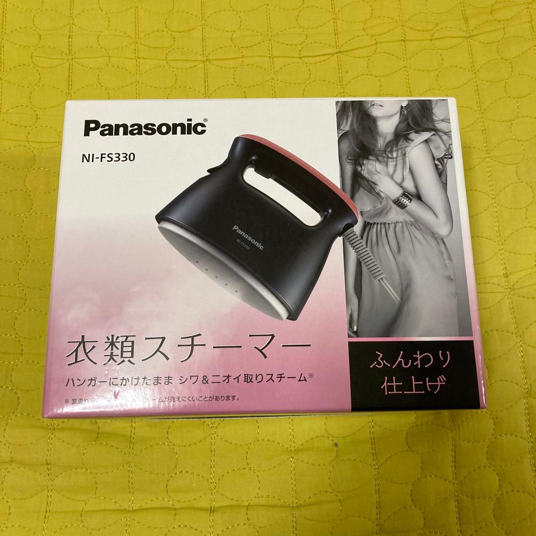 Panasonic 衣類スチーマー ピンクブラック NI-FS330-PK