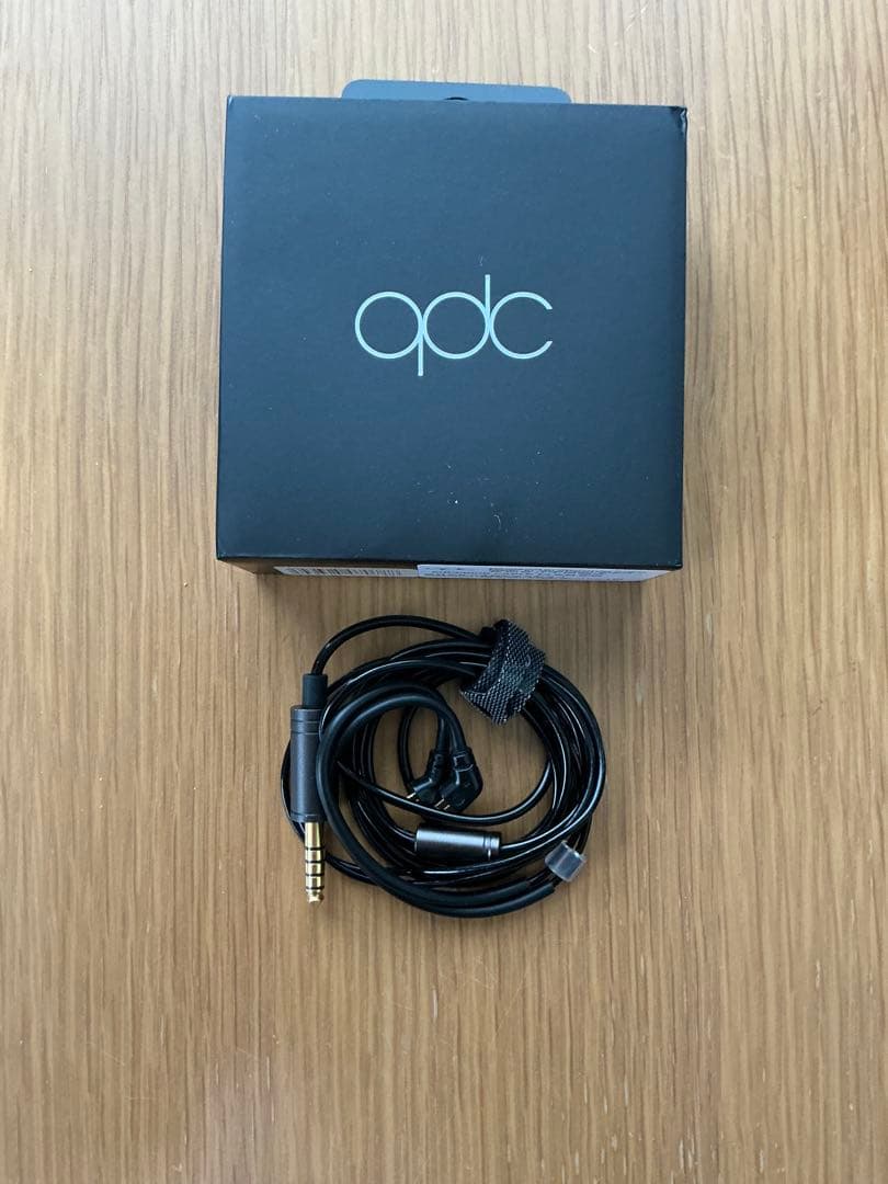 qdc SUPERIOR 有線イヤホンBK及び専用4.4㎜リケーブル