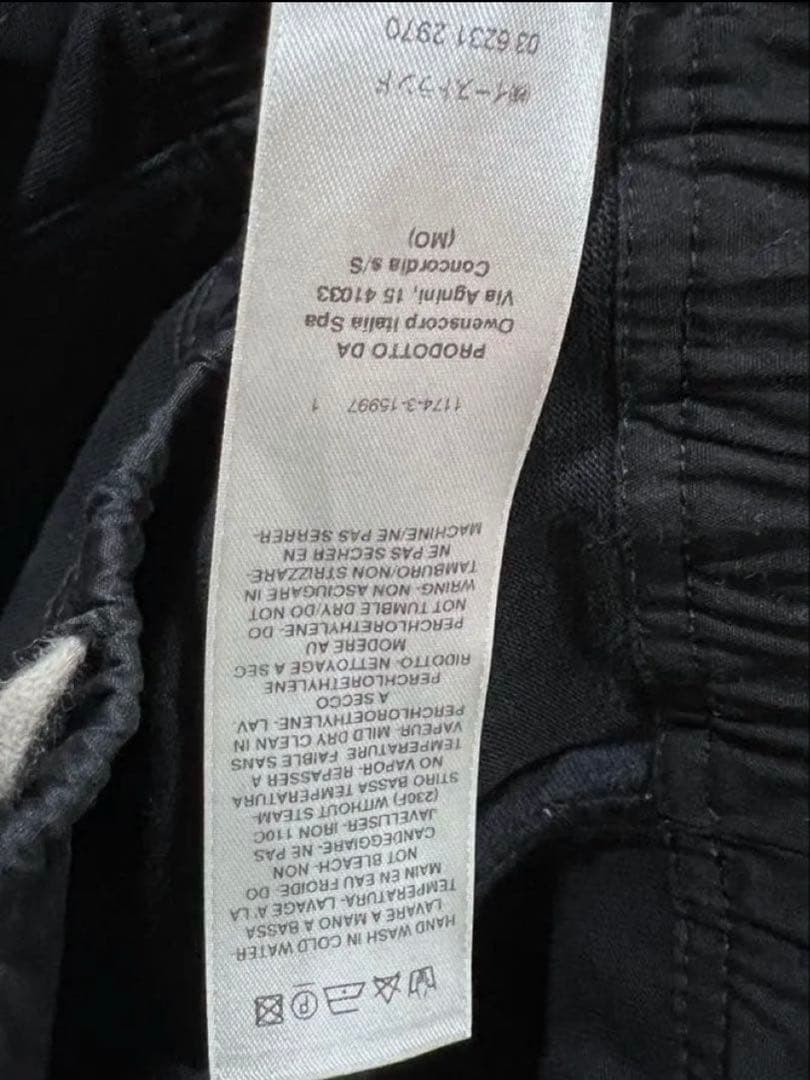 Rick Owens 20FW PERFORMA cargo カラー　ブラック