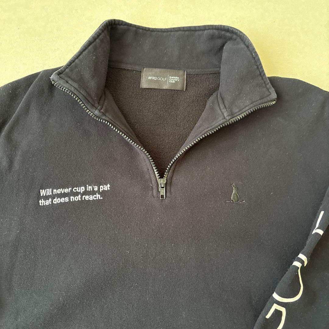 【THKKL】FR2 GOLF サークルロゴ　ハーフジップ スウェット