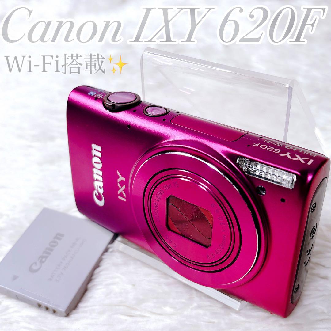 【美品 ・人気・Wi-Fi搭載 】Canon IXY 620Fデジカメ ピンク