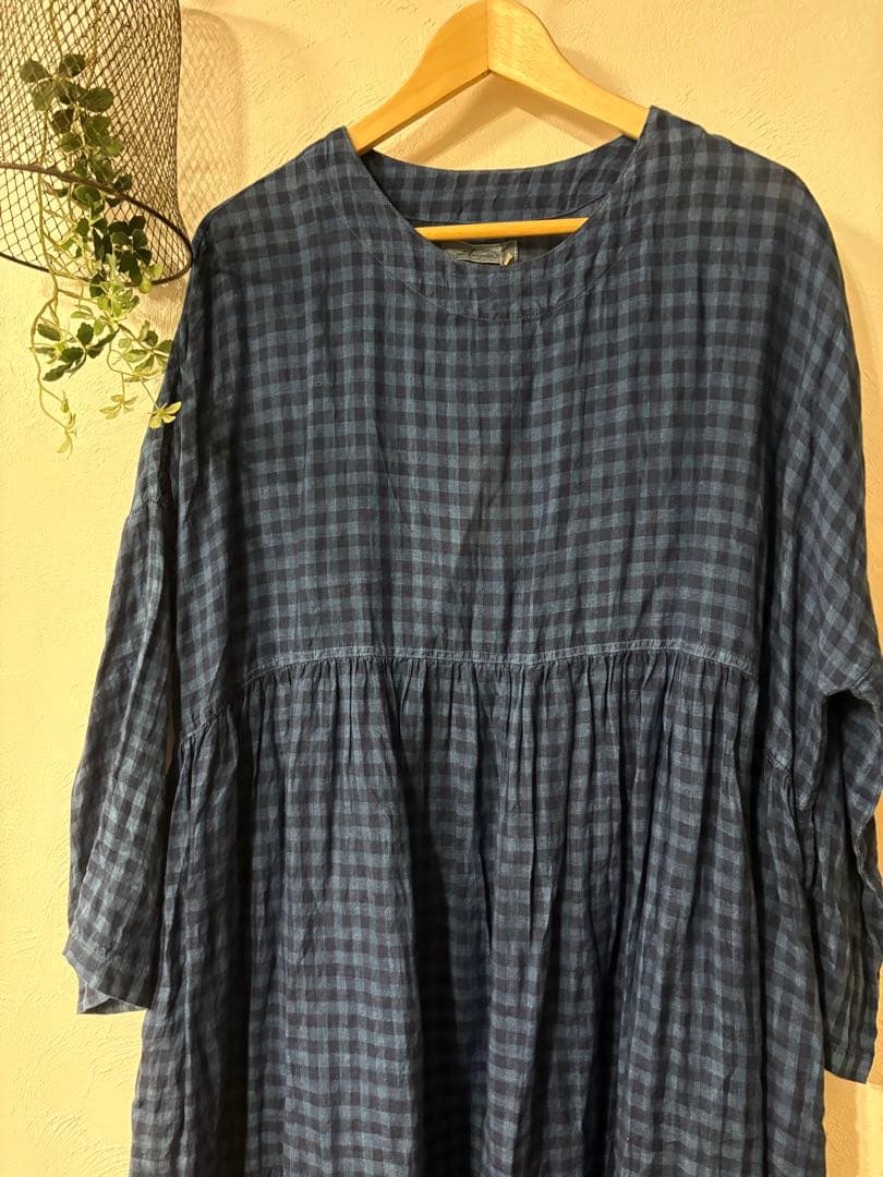 ichi/Antiquite's イチアンティークス チェック ワンピース