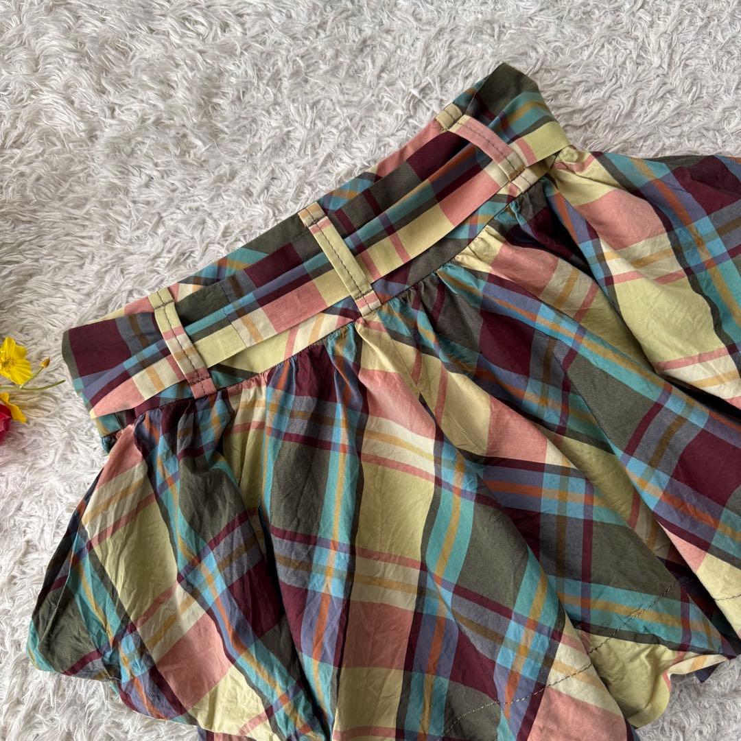 ヴィヴィアンウエストウッド 変形 キュロットパンツ ショートパンツ チェック