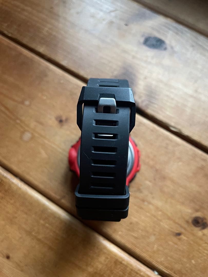 動作良好 CASIO G-SHOCK GBD-100 ブラック × レッド