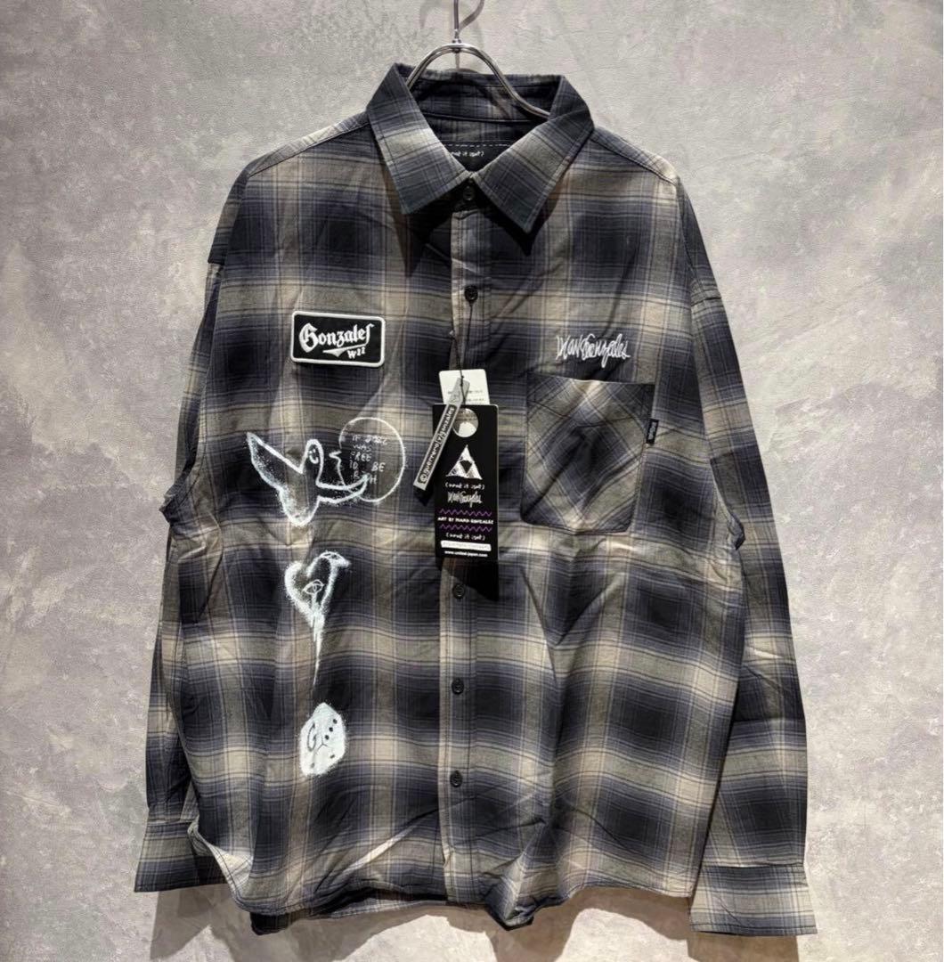 Mark Gonzales ボアジャケット・スウェット・長袖シャツ3SET M