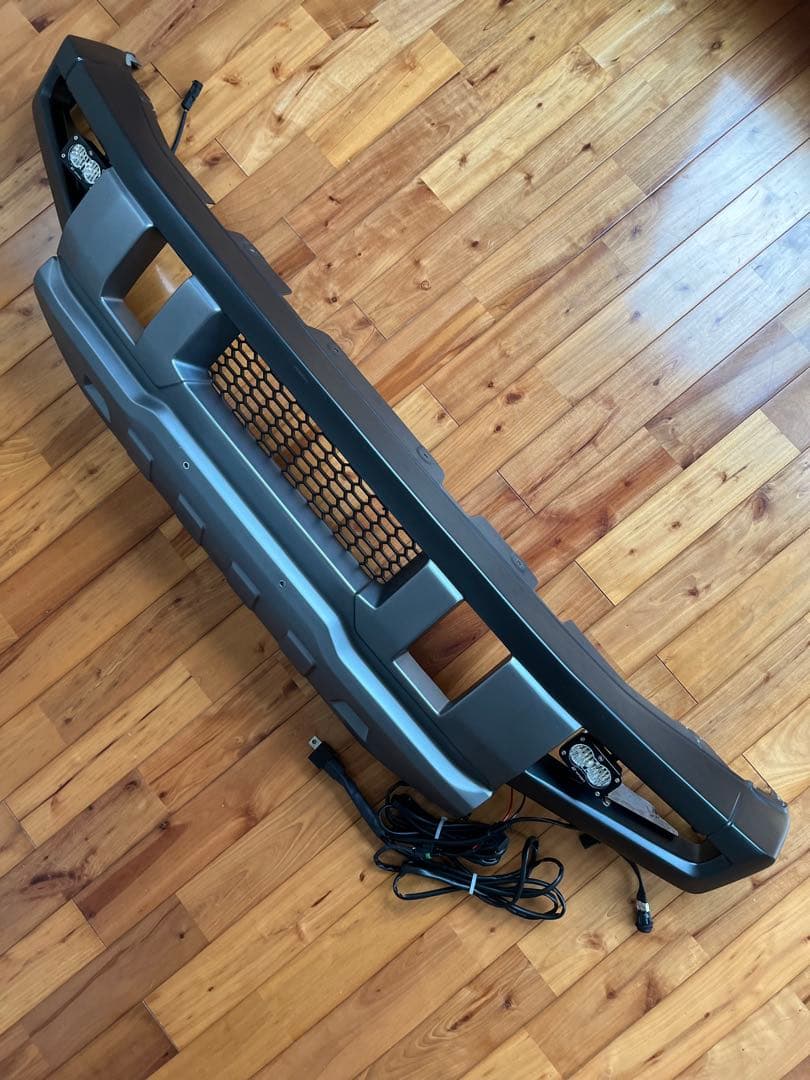 ジムニーjb74、グリルBRON55ライト＋バンパー＋フック＋フォグのフルセット