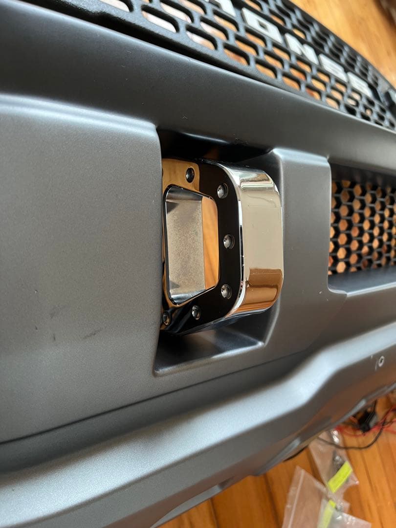 ジムニーjb74、グリルBRON55ライト＋バンパー＋フック＋フォグのフルセット