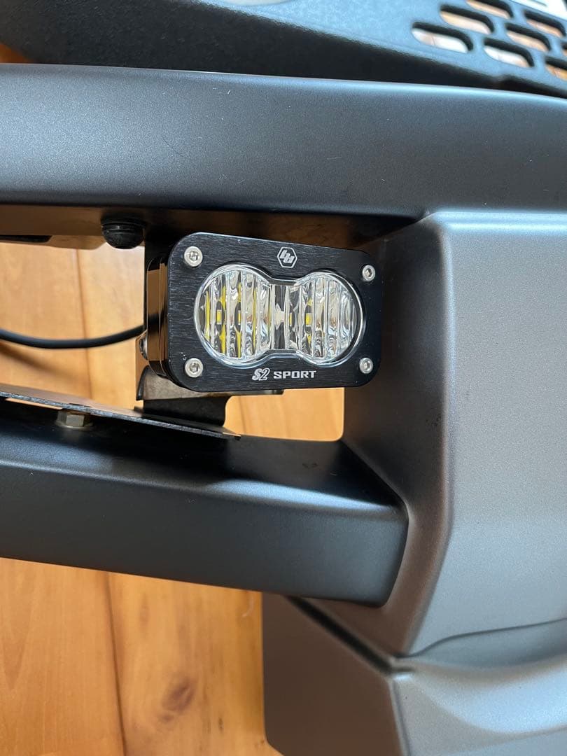 ジムニーjb74、グリルBRON55ライト＋バンパー＋フック＋フォグのフルセット