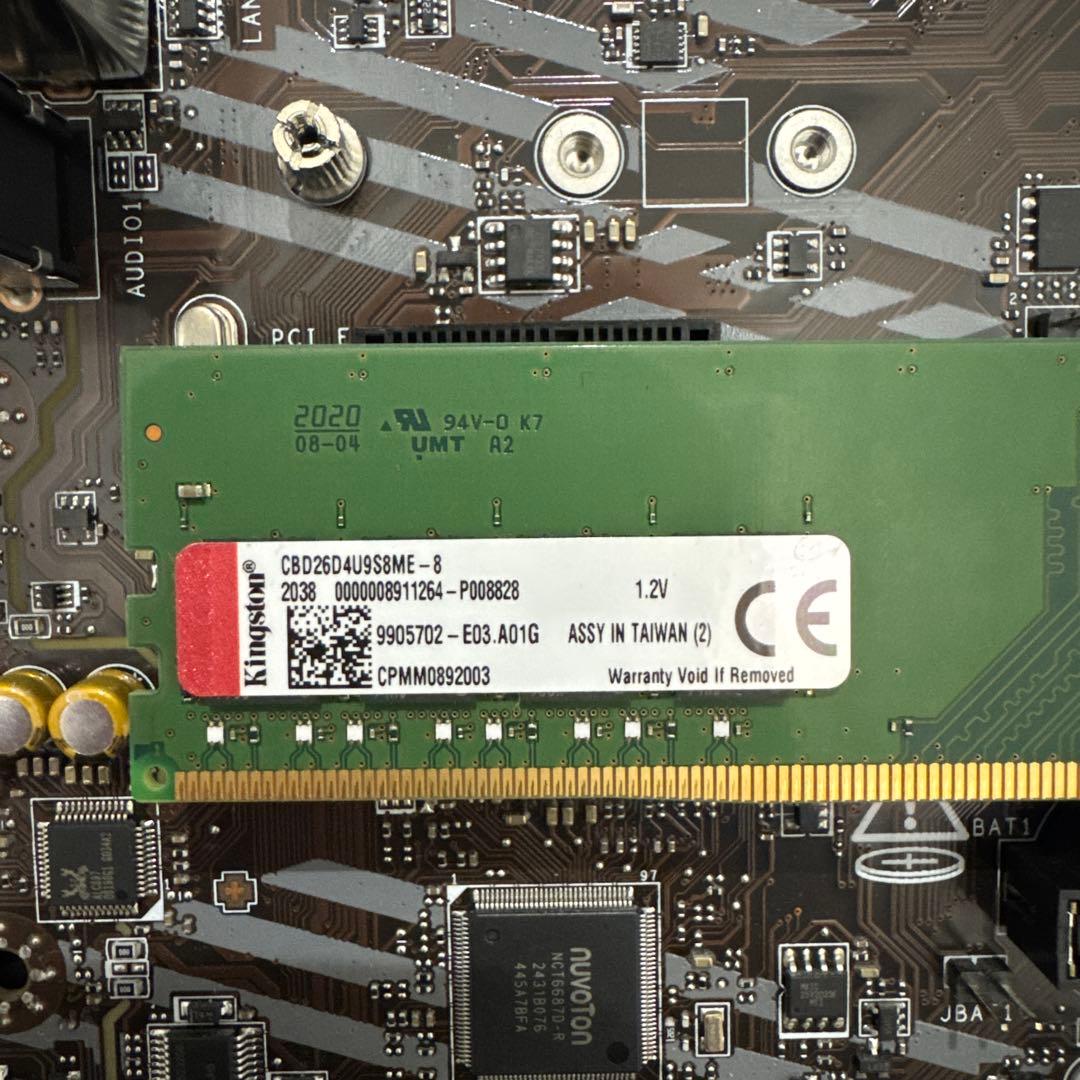 msi A520M-A PR0 DDR4 8×2（16GB）つき