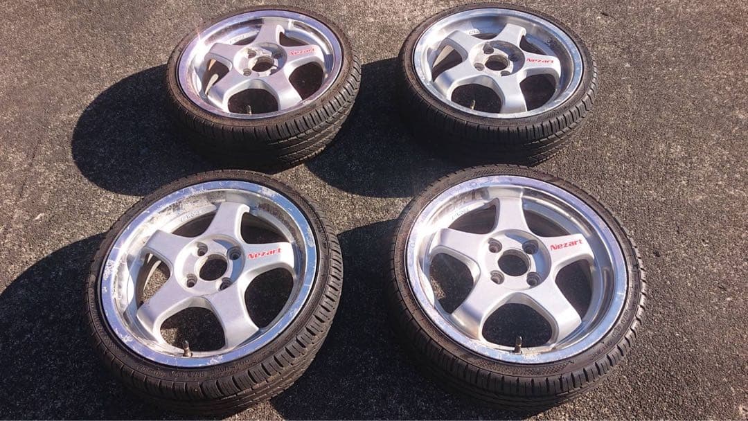 work NEZERT 15インチ アルミホイールタイヤセット マイスター系？