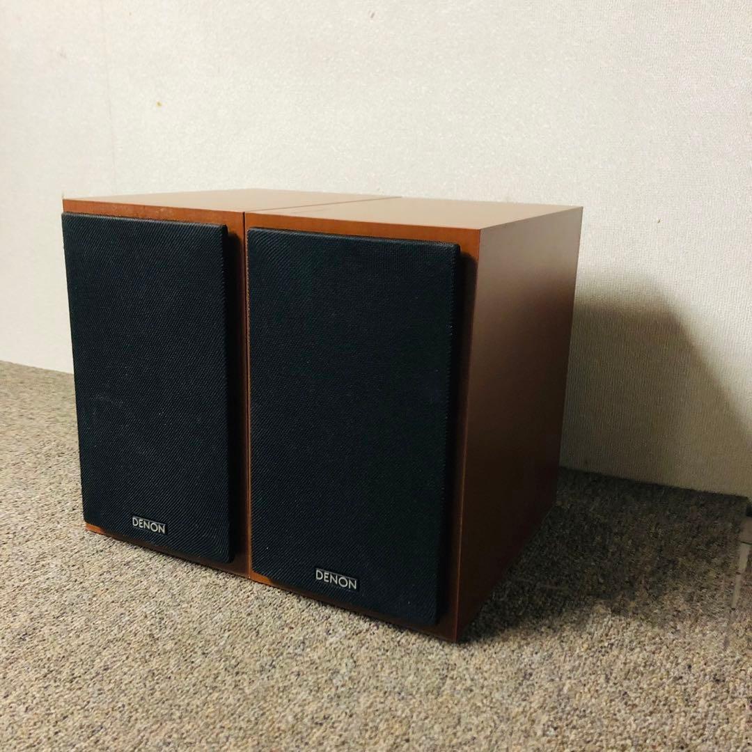 F75 DENON ブックシェルフスピーカー コンパクトスピーカー インテリア✨