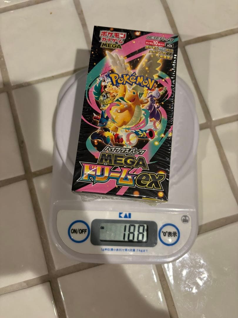 明日まで！メガドリームex シュリンク付き未開封ボックス　188g