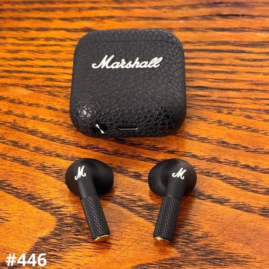 Marshall MINOR IV 完全ワイヤレスイヤホン ブラック【美品】