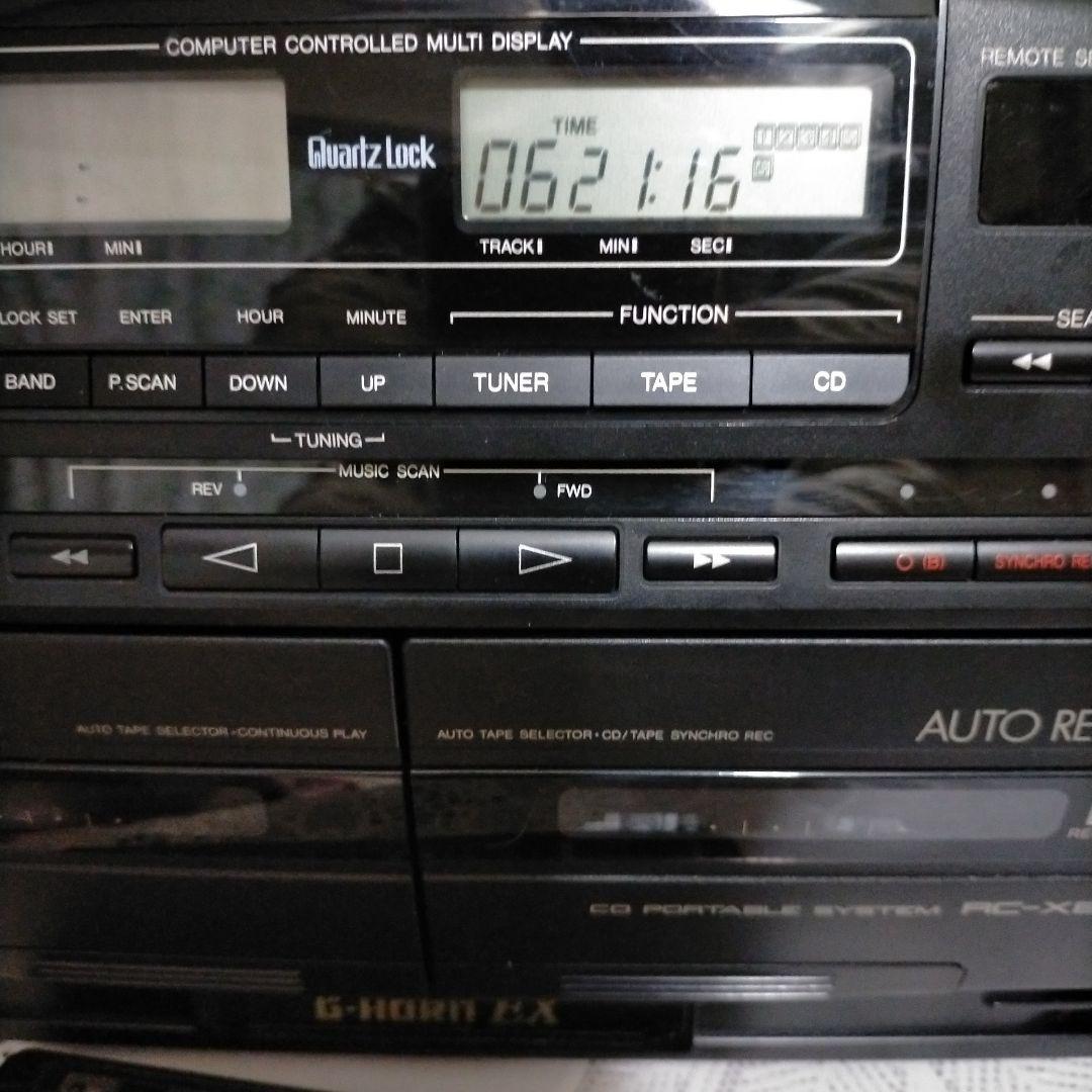 ビクターRCX80CD重低音ラジカセリモコン付き