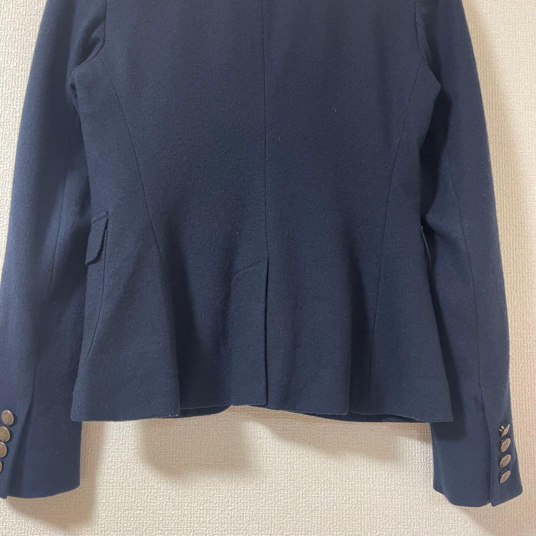 美品⭐︎ラルフローレン　レディース　テーラードジャケット　ウール　エンブレム　4