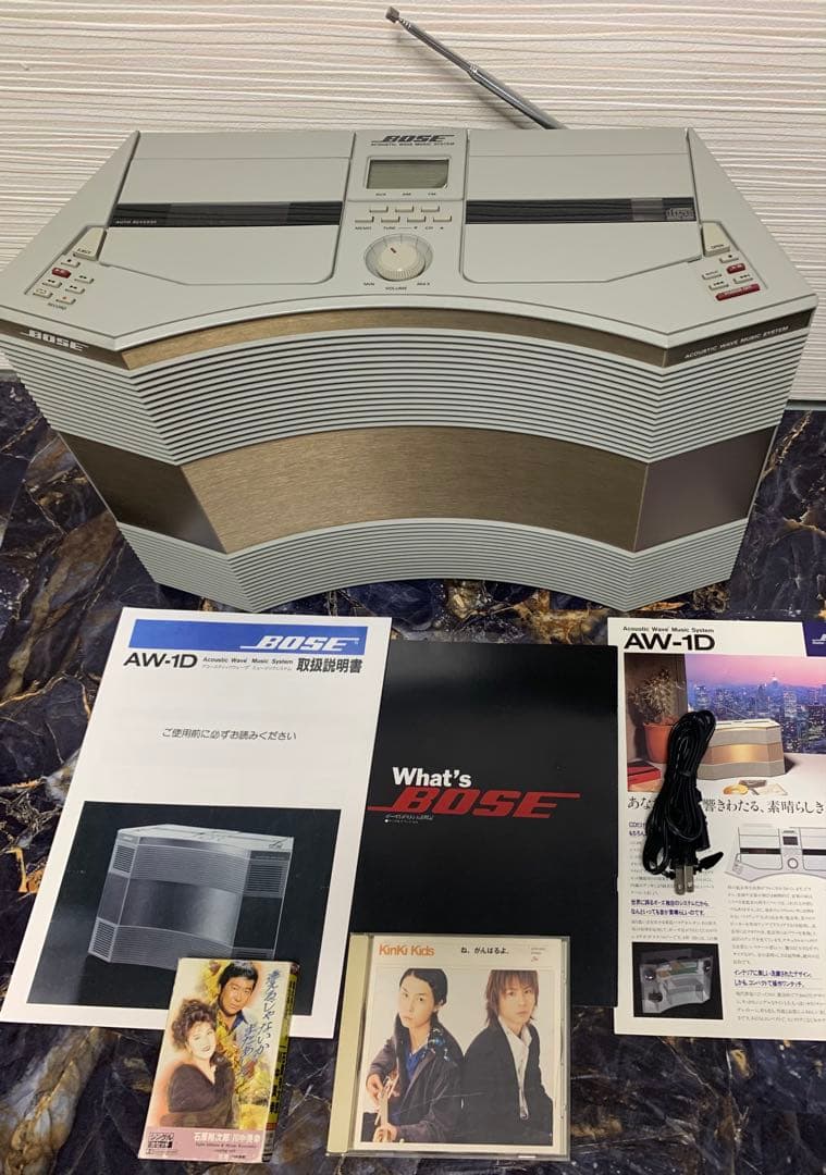 美品ボーズBOSE AW-1D希少な高級モデル・完全動作品CDラジカセ ラジオ