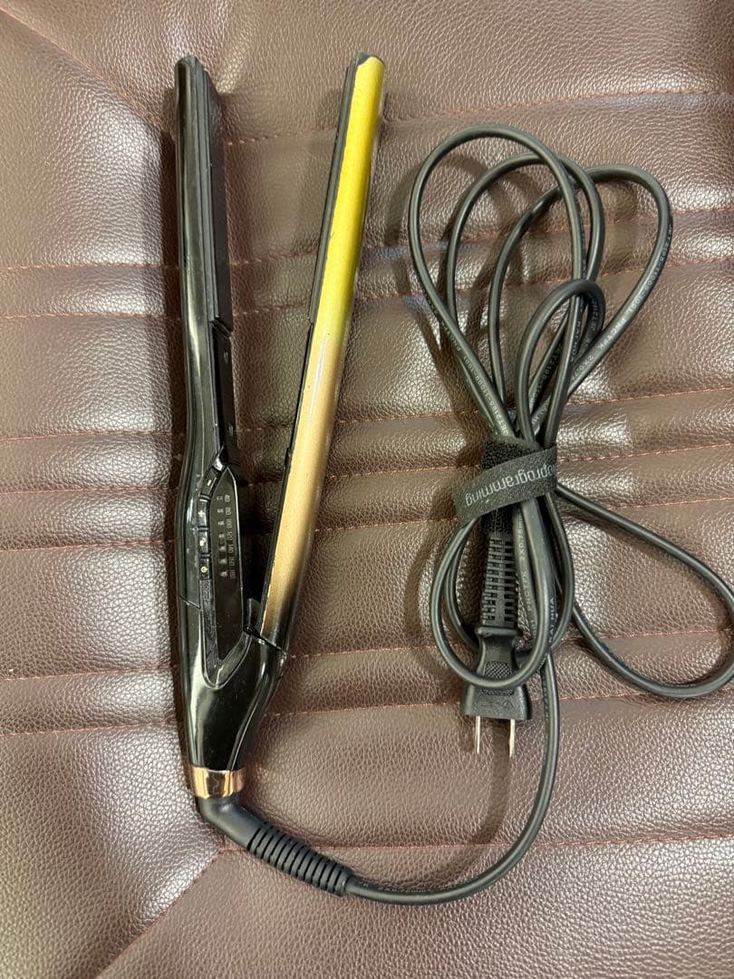 HAIRBEAURON ストレートヘアアイロン ゴールド