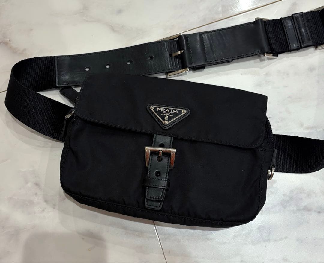 超美品‼︎ PRADA プラダ ウエストバッグ ボディバッグ