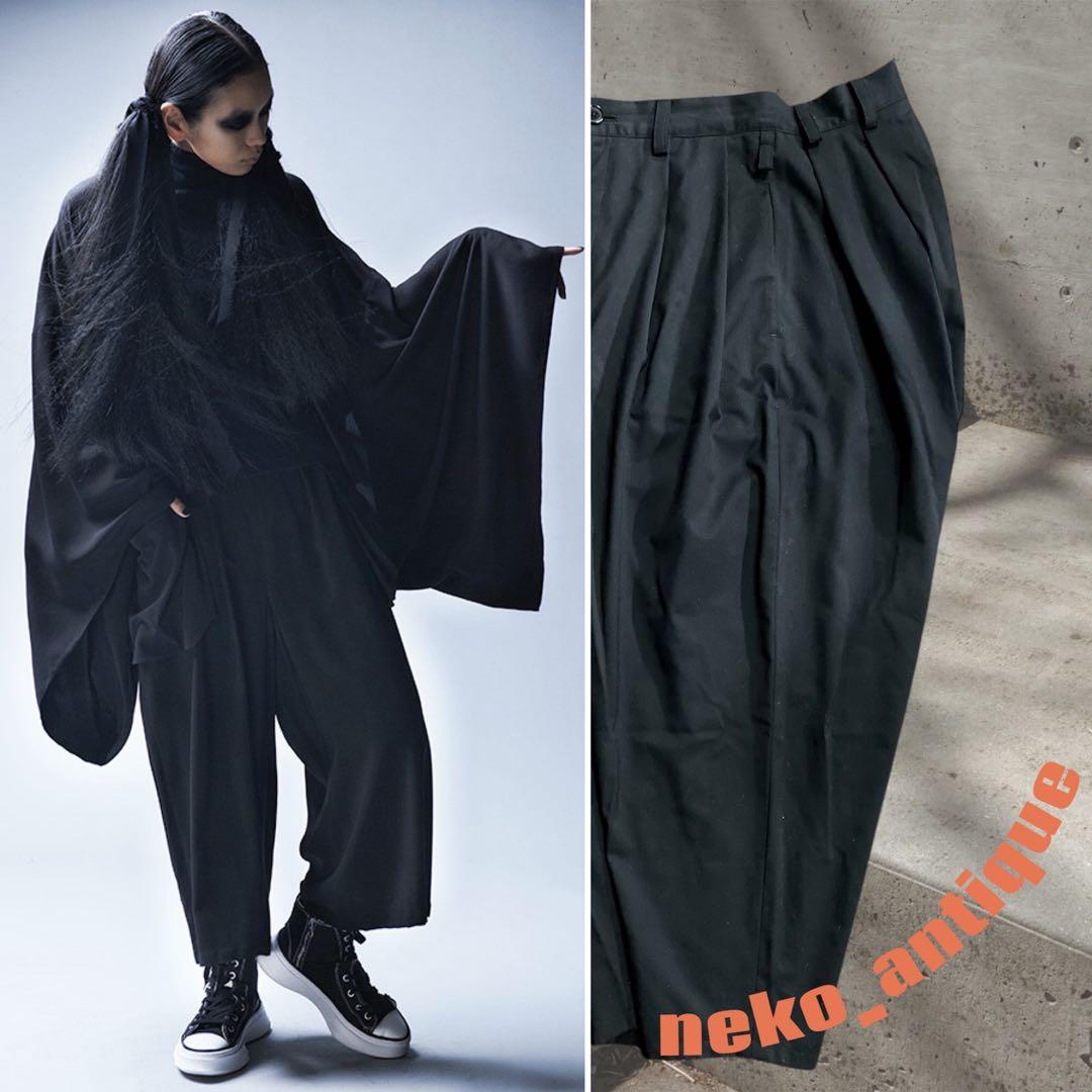 d*9様 LIMI few リミフゥ 日本製 黒 ウール混 サルエルパンツ ヨウ