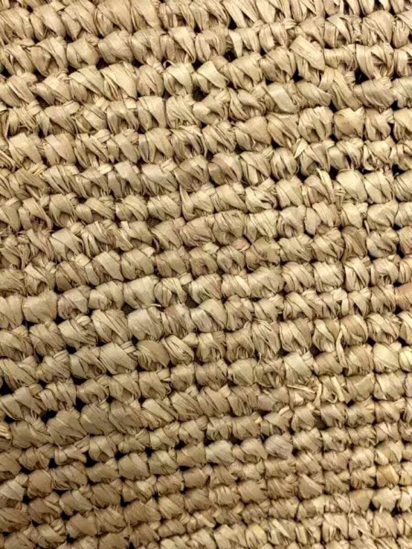 ストロー素材 トート型ハンドバッグ　ヴィオラドーロ　ゴールド