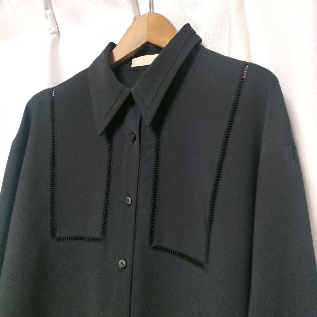 【美品】PUBLIC TOKYO パブリックトウキョウ カットワークレースシャツ