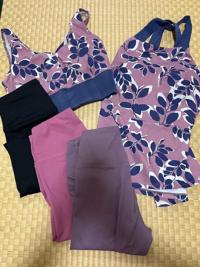 【SUKALA】リーフバイカラーブラトップ＆タンクトップ＆ボトム3本