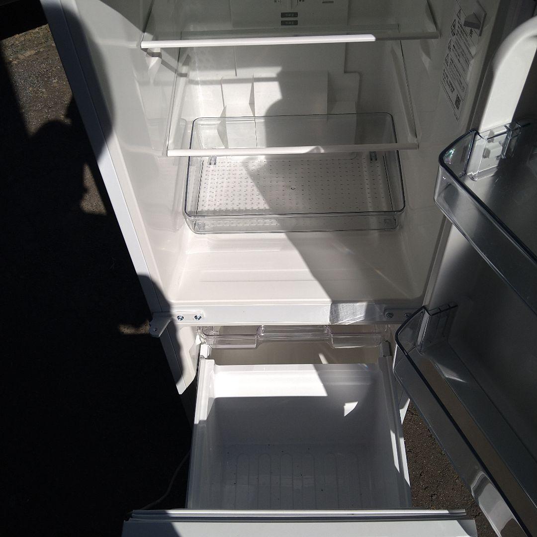 ホワイト 2ドア冷蔵庫 シャープ SJ-D15J W 2023年製