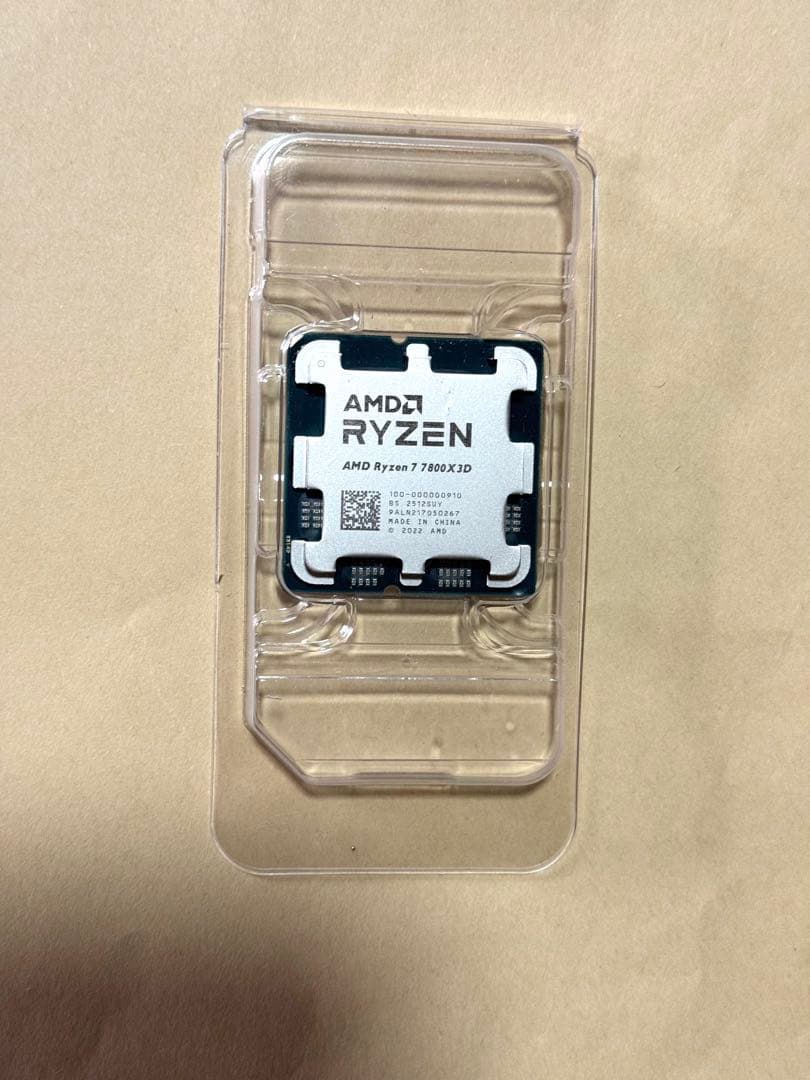 AMD Ryzen 7 7800X3D CPU 新品未開封 バルク品