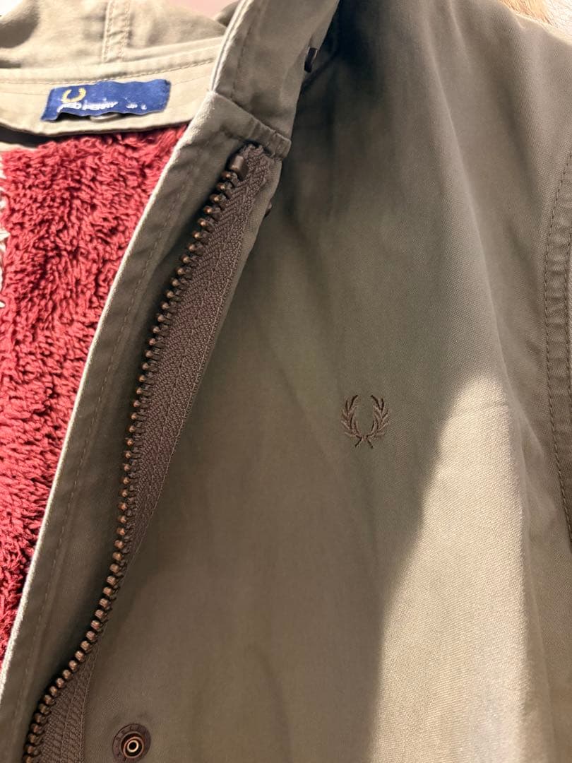 FRED PERRY モッズコート ユニオンジャック カーキ レディースL