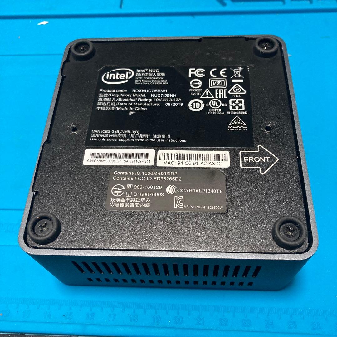《美品》miniPC　intel NUC7 Core i5　Win11 25H2