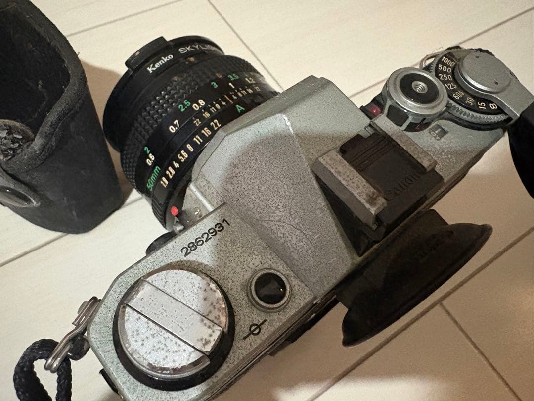 Canon AE-1 フィルム一眼レフカメラ／レンズ付き／動作未確認／現状品