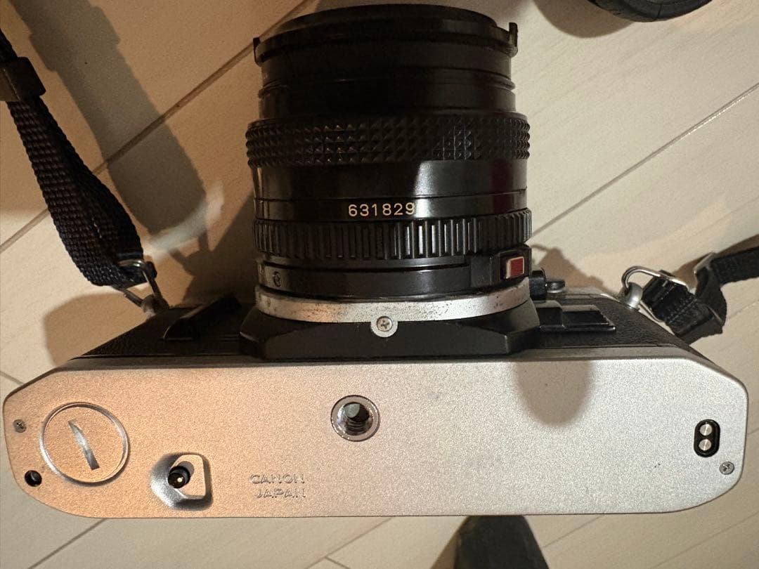 Canon AE-1 フィルム一眼レフカメラ／レンズ付き／動作未確認／現状品