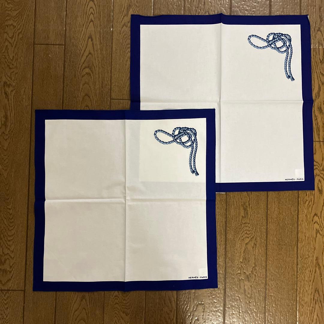 エルメス　ランチョンマット＆ナプキンセット8枚　ソルド品　4人用❣️