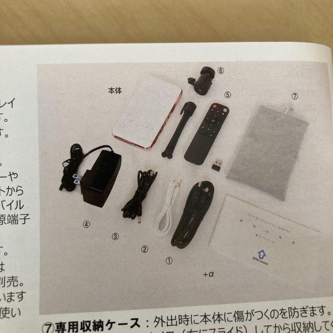 プロジェクター　UENO-mono T89 KABENI カベーニ ローズ　美品