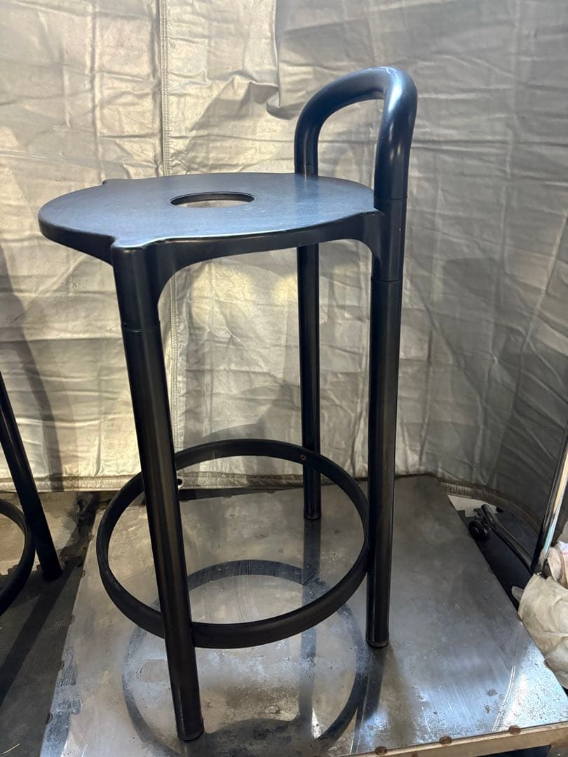 ①希少Kartell カルテル カウンターチェア　80'90s ?イタリア　円形