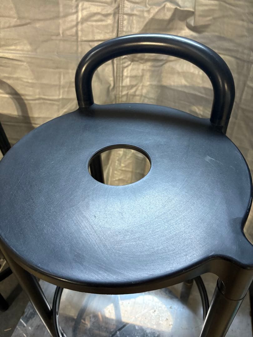 ①希少Kartell カルテル カウンターチェア　80'90s ?イタリア　円形