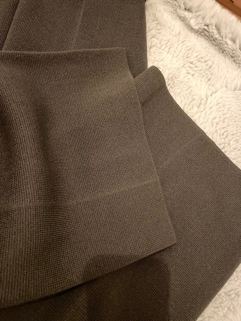 【UNOF】【最終値下げ】KNIT PANTS Dark Sepia Sサイズ
