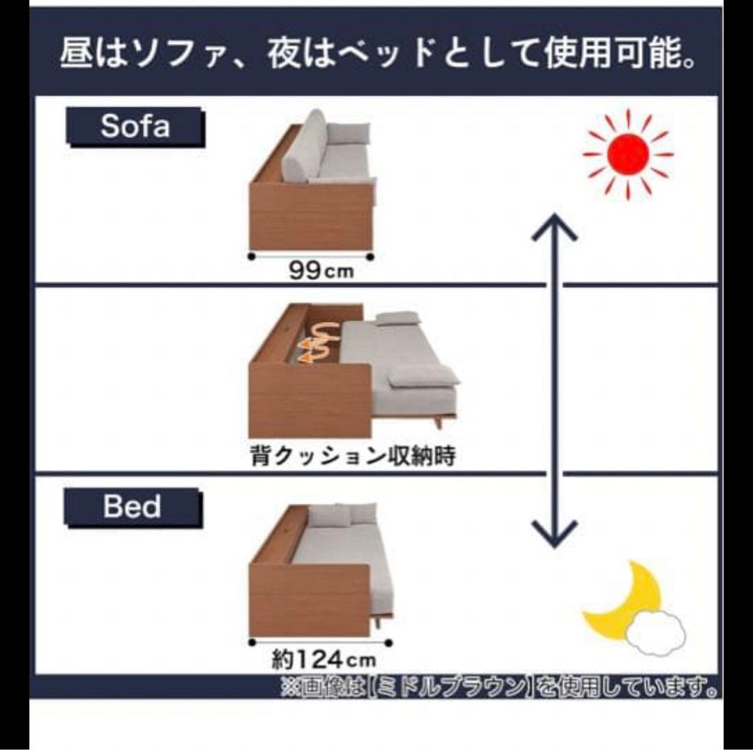 ら*と様 3wayベッドソファー ニトリ 最終値下げ